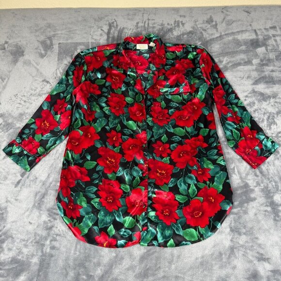 Victoria's Secret Other - Vtg Gold Label Victoria's Secret Silk Nightgown Womens M Coquette Girl Feminine